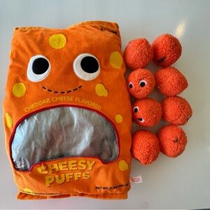 KIDROBOT Yummy World Arnold & Cheesy Puffs Xl Plush Toy Orange